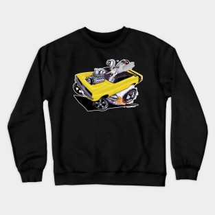 FULL CHARGE Yellow 69 Charger Crewneck Sweatshirt